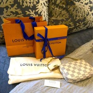Louis Vuitton Azur mini pochette